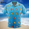 Water Type Pattern Pokemon Button Up Hawaiian Shirt 1 1