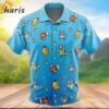 Water Type Pattern Pokemon Button Up Hawaiian Shirt 2 2