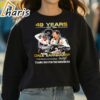 49 Years 1975 2024 Dale Earnhardt Cup Champion Thank You For The Memories Shirt 3 Sweatshirt
