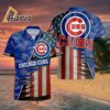 American Flag Logo Chicago Cubs Hawaiian Shirt For Men 4 4