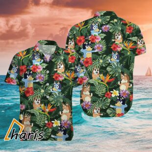 Bluey Family Hawaiian Shirt For Men and Woman 1 1