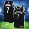 Brooklyn Nets Kevin Durant Nike Black Swingman Jersey 4 4