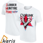 CM Punk Clobber McIntyre Punk Ringer T Shirt WWE Raw