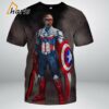 Captain America Brave New World 2025 3D T Shirt 4 4