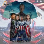 Captain America Brave New World Poster Movie 2025 All Over Print T Shirt 1 1