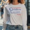 Childless Cat Lady 2024 Election Harris Shirt 4 long sleeve shirt