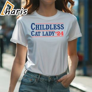 Childless Cat Lady Voting 2024 USA Shirt 1 shirt