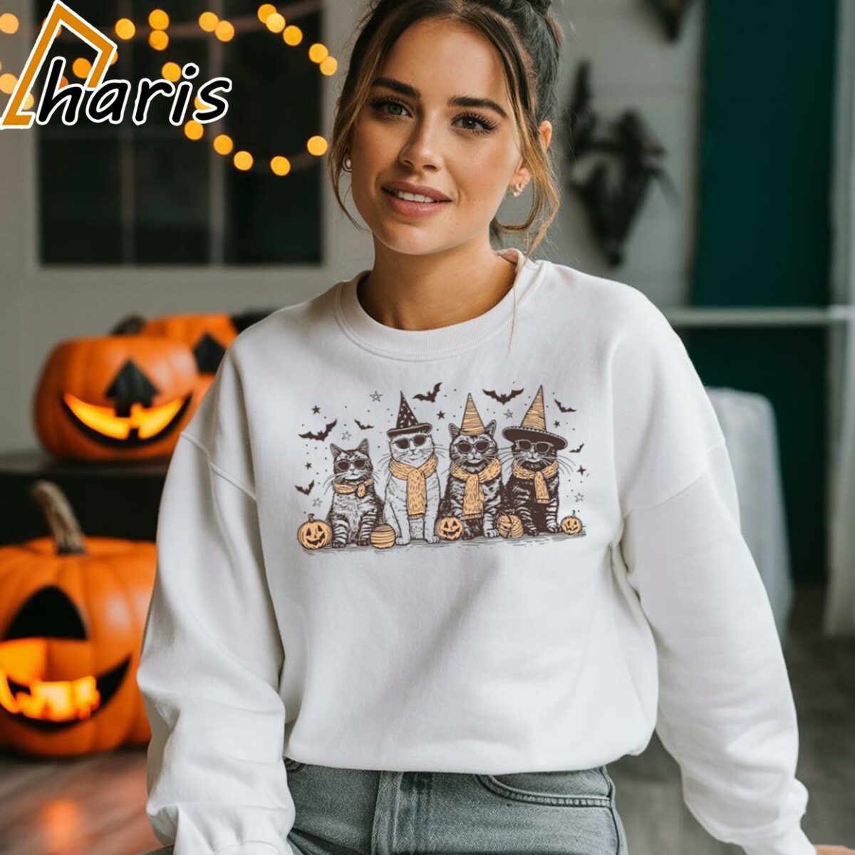 Cool Halloween Cats Shirt Halloween Shirts Near Me 3 4 2