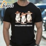 Cowboy Ghost Halloween Squad Shirt Gift For Family 1 shirt