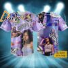 Custom Name And Number Olivia Rodrigo Guts Collage Purple Baseball Jersey 2 2