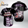 Custom Name And Number Olivia Rodrigo Guts World Tour Baseball Jersey 4 4
