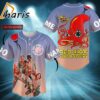 Custom Name And Number Red Hot Chili Peppers Baseball Jersey Shirt 2 2