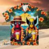 Deadpool And Wolverine Beer Tropical Hawaiian Shirt 1 1