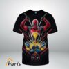 Deadpool and Wolverine 2024 All Over Print T Shirt 4 4