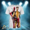Funny Deadpool 3 2024 Movie with Wolverine All Over Print T shirt 2 2