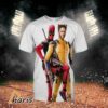 Funny Deadpool 3 2024 Movie with Wolverine All Over Print T shirt 3 3