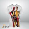 Funny Deadpool 3 2024 Movie with Wolverine All Over Print T shirt 4 4