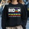 Joe Biden Kamala Harris 2024 Rainbow Gay Pride LGBT Shirt 4 Sweatshirt