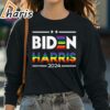 Joe Biden Kamala Harris 2024 Rainbow Gay Pride LGBT Shirt 5 long sleeve shirt
