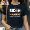 Joe Biden Kamala Harris 2024 Rainbow Gay Pride LGBT T shirt 2 Shirt