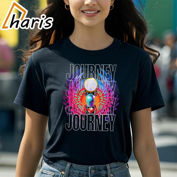 Journey Repeat Logo Shirt Journey Tour Merch
