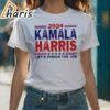 Kamala Harris For President T shirt Lets Finish The Job Harris Shirt 1 shirt