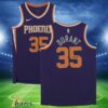 Kevin Durant Phoenix Suns Autographed Purple Swingman Jersey 4 4