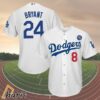 LA Dodgers Kobe Bryant 24 Baseball Jersey 11 1