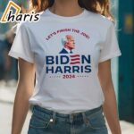 Lets Finish The Job Biden Harris 2024 Shirt 1 shirt