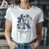 MLB Floral Blue Star Yankees T Shirt 2 shirt