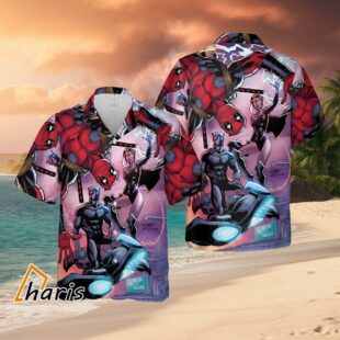Marvel Comics Deadpool Hawaiian Shirt 1 1