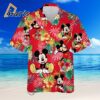 Mickey Mouse Pineapple Hibiscus Red Disney Hawaiian Shirt 2 2