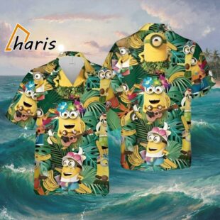 Minions Hawaiian Shirt Summer Party Gift 1 1