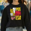 Official Indiana Fever Caitlin Clark 2024 1st Pick WNBA Draft Fan T Shirt 3 Sweatshirt
