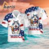 Patriotic Dog American Flag Hawaiian Shirt for Men 1 1