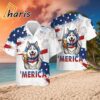 Patriotic Dog American Flag Hawaiian Shirt for Men 3 3