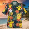 Pokemon Ball Hawaiian Shirt Palm Leaves Pattern Beach Gift 1 1