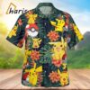 Pokemon Ball Hawaiian Shirt Palm Leaves Pattern Beach Gift 4 4