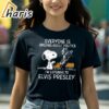 Snoopy Everyone Is Arguing About Politics Im Listening To Elvis Presley Shirt 1 shirt