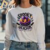 Spooky Season Retro Halloween Pumpkin Shirt 4 long sleeve shirt