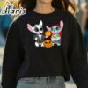 Stitch And Angel Vintage Disney Halloween Shirt 3 Sweatshirt