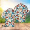 Tropical Flower Bluey Hawaiian Shirt 4 4