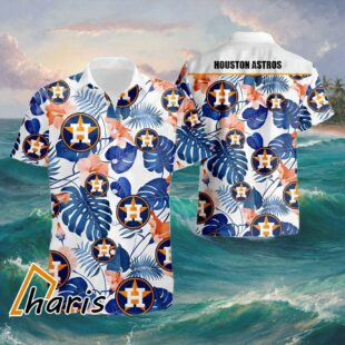 Tropical Flower Houston Astros Hawaiian Shirt 1 1