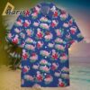 Tropical Slowpoke Pink Blue Pokemon Hawaiian Shirt 3 3