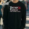 Trump Vance 2024 Take America Back T shirt 3 long sleeve t shirt