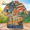 Vintage American Flag Hawaiian Shirt 4 4