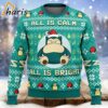 All is Calm All Bright Snorlax Pokemon Ugly Christmas Sweater 1 1