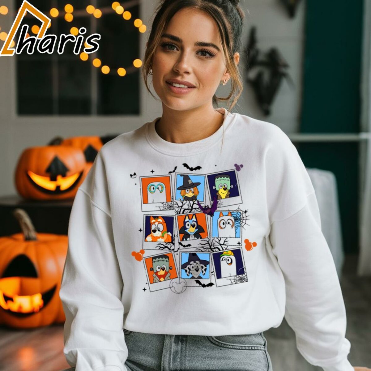 Bingo Spooky Vibes Bluey Halloween Shirts 3 4