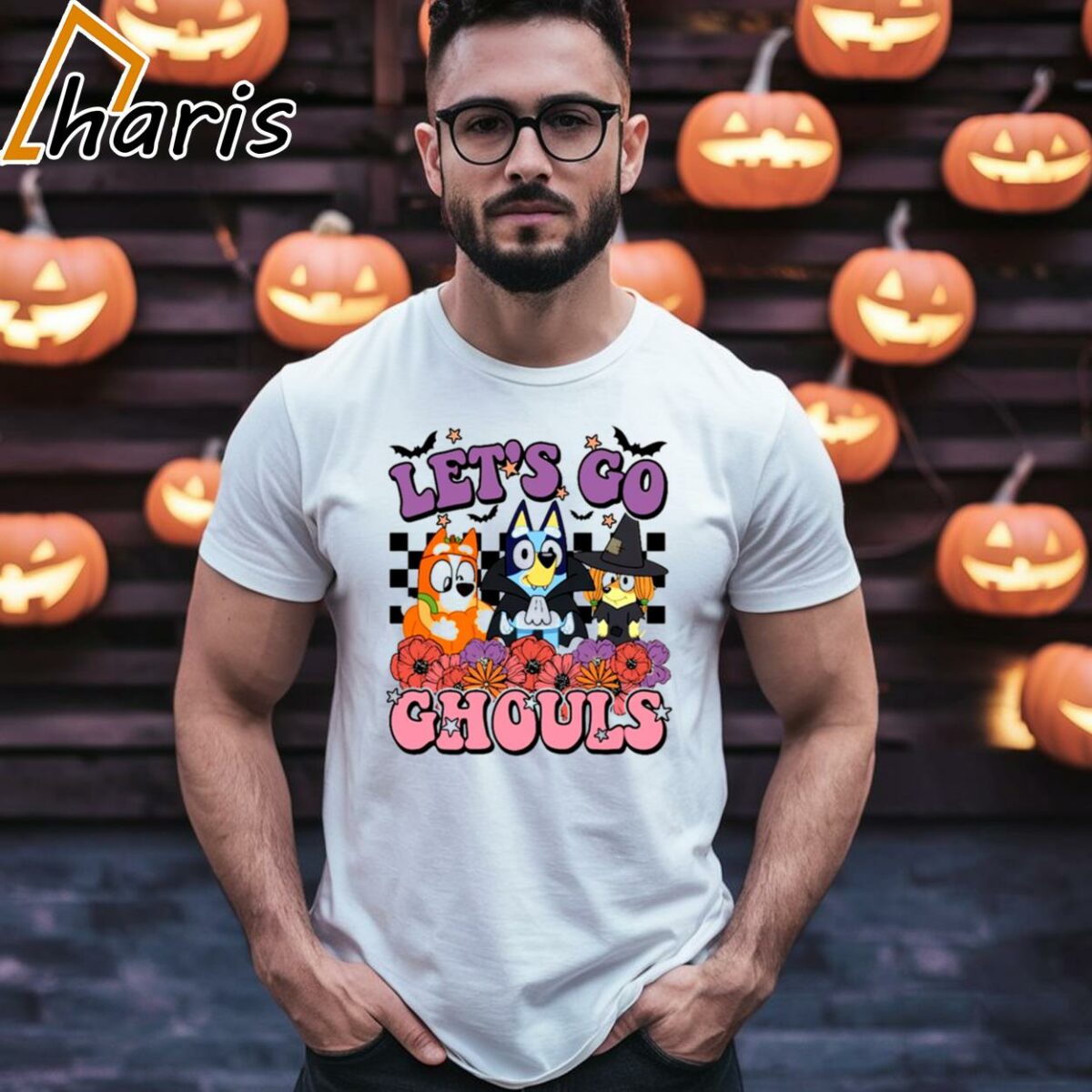 Bluey Dog and Friends Lets Go Ghouls Bluey Halloween Shirts 2 22