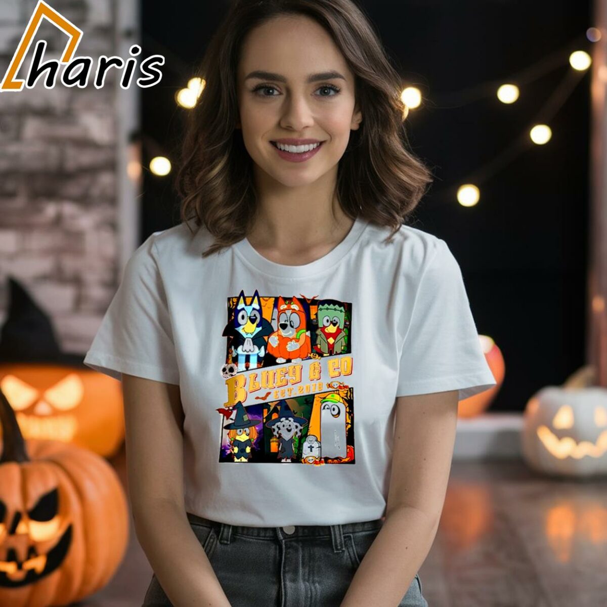 Bluey Halloween Graphic Tee Bluey Halloween Shirts 1 1